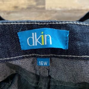 Gently used blue jeans